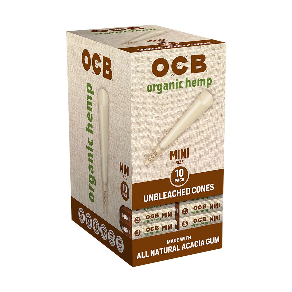 OCB Organic Hemp Pre-Rolled Cones | 24pk Display