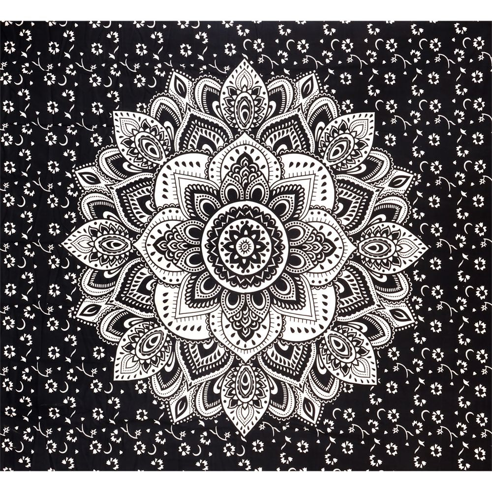 Trippy Sheetz Mandala Tie-Dyed Tapestry - 85"x100"