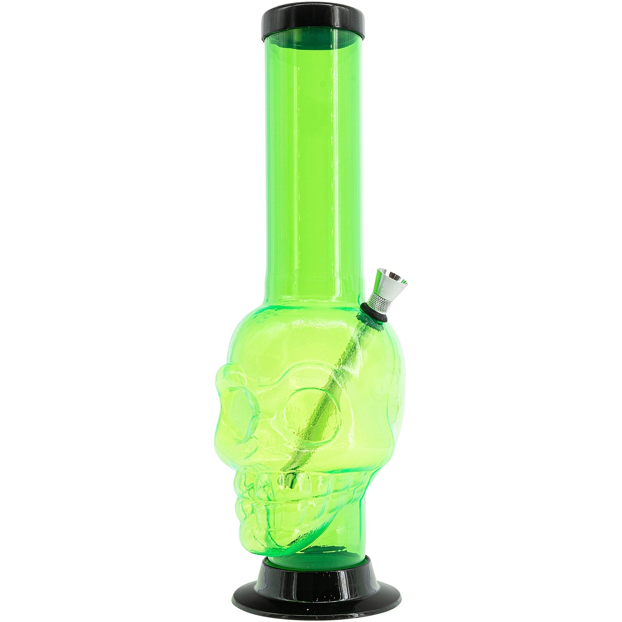 JM Enterprises 12-15" Acrylic Skull Chamber Bong - Multiple