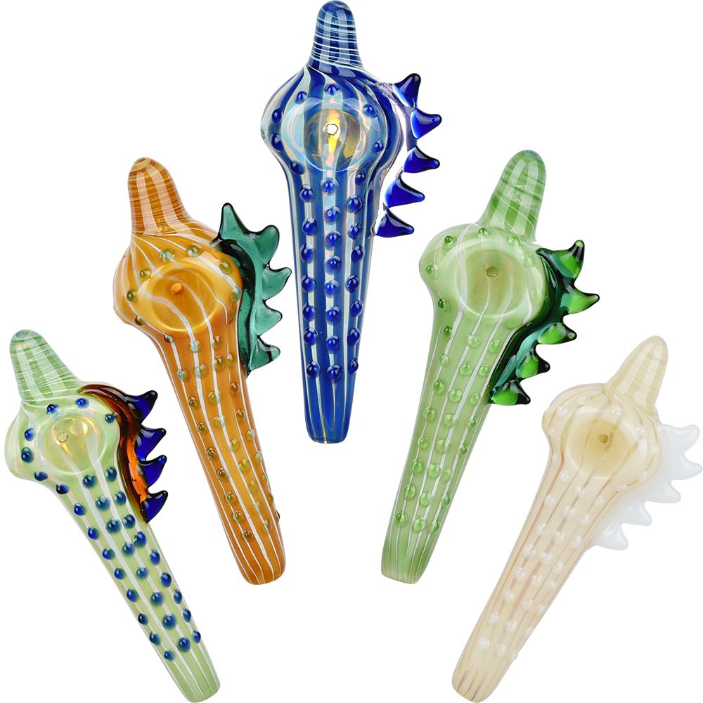 Sea Dweller Glass Hand Pipe - 5" / 10ct