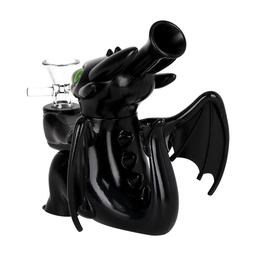 Baby Dragon Silicone Water Pipe w Glass Bowl - 5.25" / 14mm F