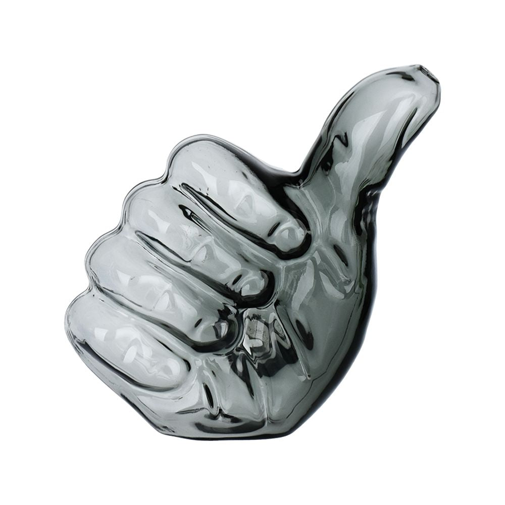 Thumbs Up Glass Hand Pipe - 4" / Assorted Colors 3ct