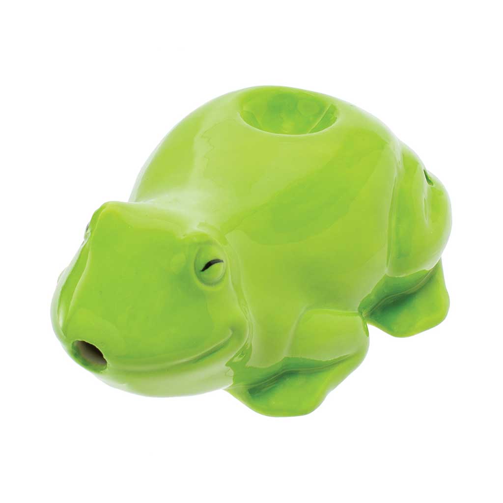 FROG CERAMIC HAND PIPE