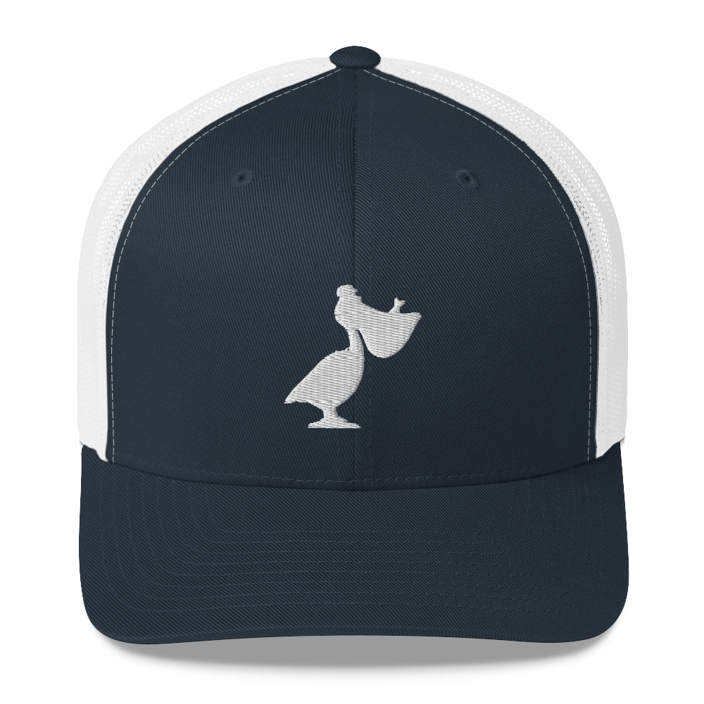 Embroidered Windansea Pelican Trucker Cap