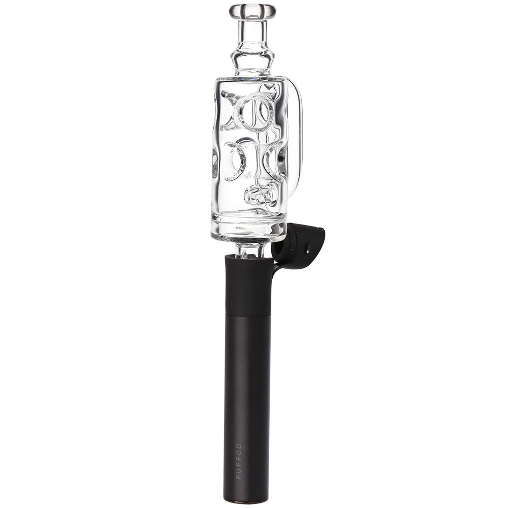 Pulsar Incycler Bubbler Glass Mouthpiece Attachment for Puffco Pivot - 4.3" / Clear