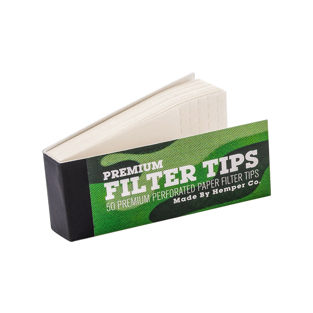 Hemper Perforated Filter Tips (50ct)
