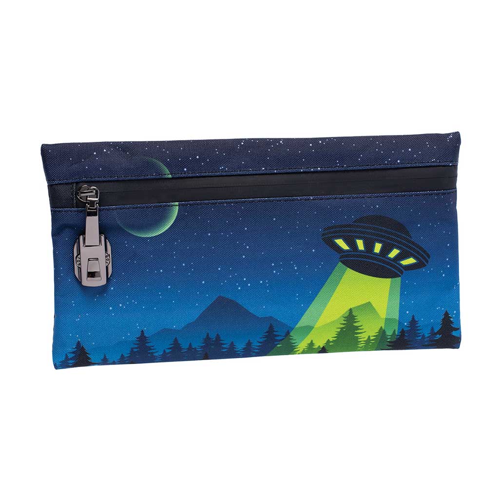 11IN X 6IN SMELLPROOF POUCH - ALIEN UFO