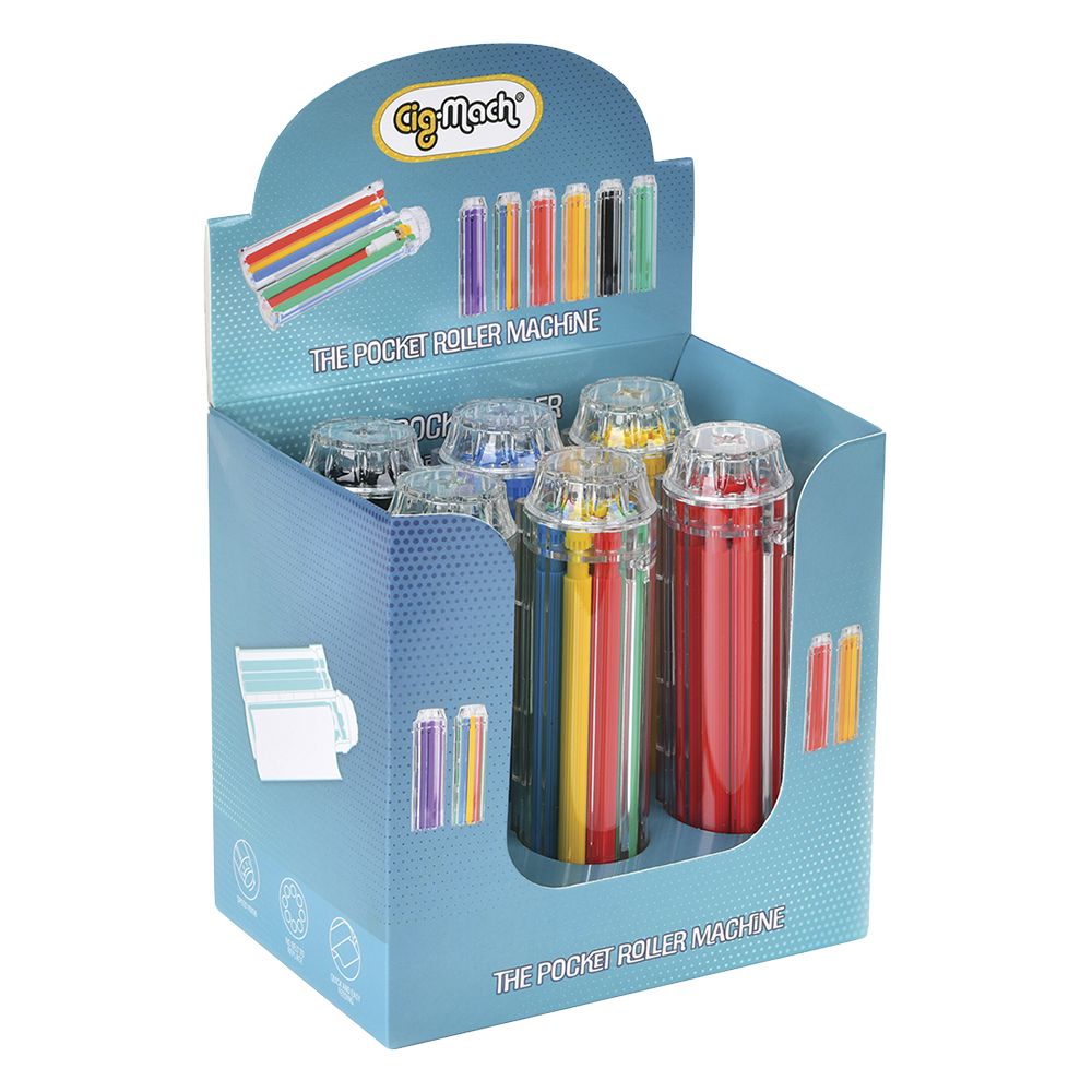 The Pocket Roller Easy Rolling Machine - 6" / Assorted Colors 6ct
