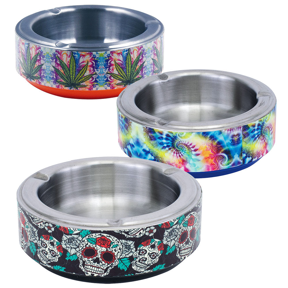 Fujima Trippy Glow Ashtray -4.25"/ 12pcs