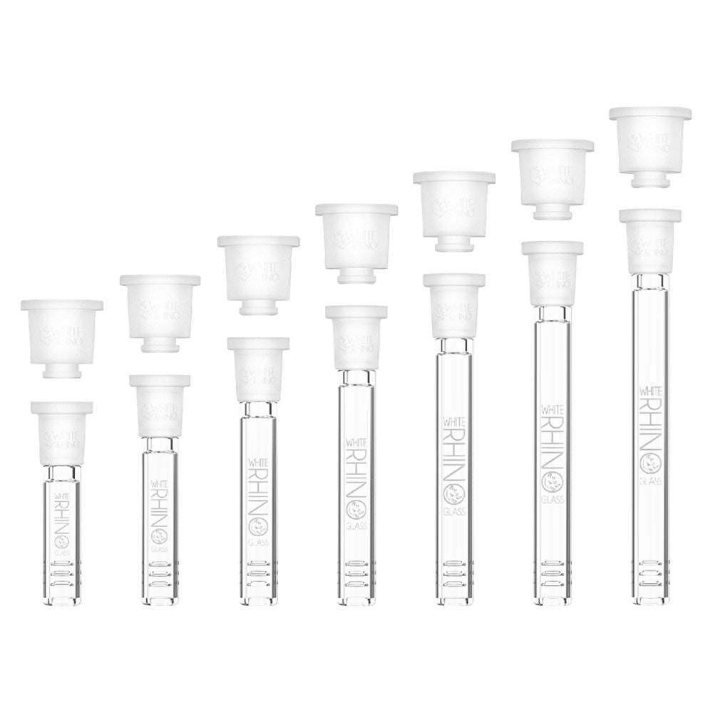 White Rhino Hybrid Downstem - Assorted Sizes 42PC DISP -