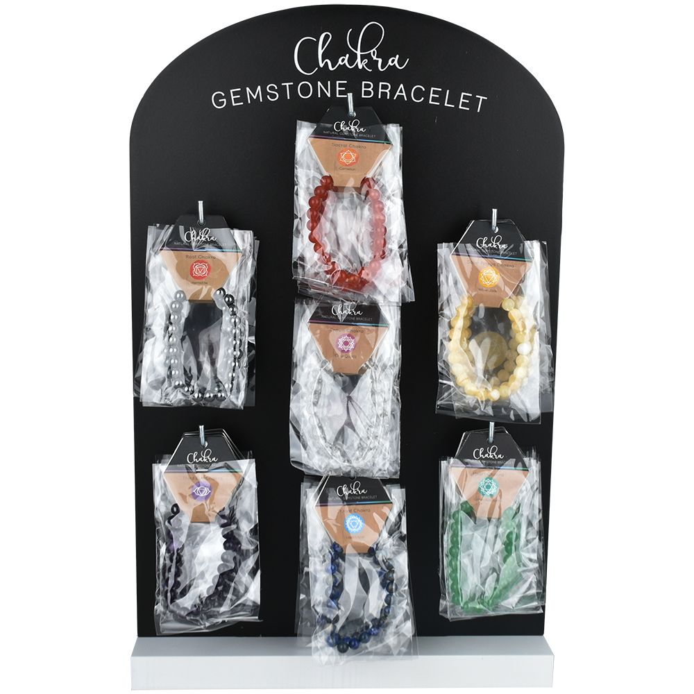 Chakra Gemstone Bracelet - 3.5" 35ct