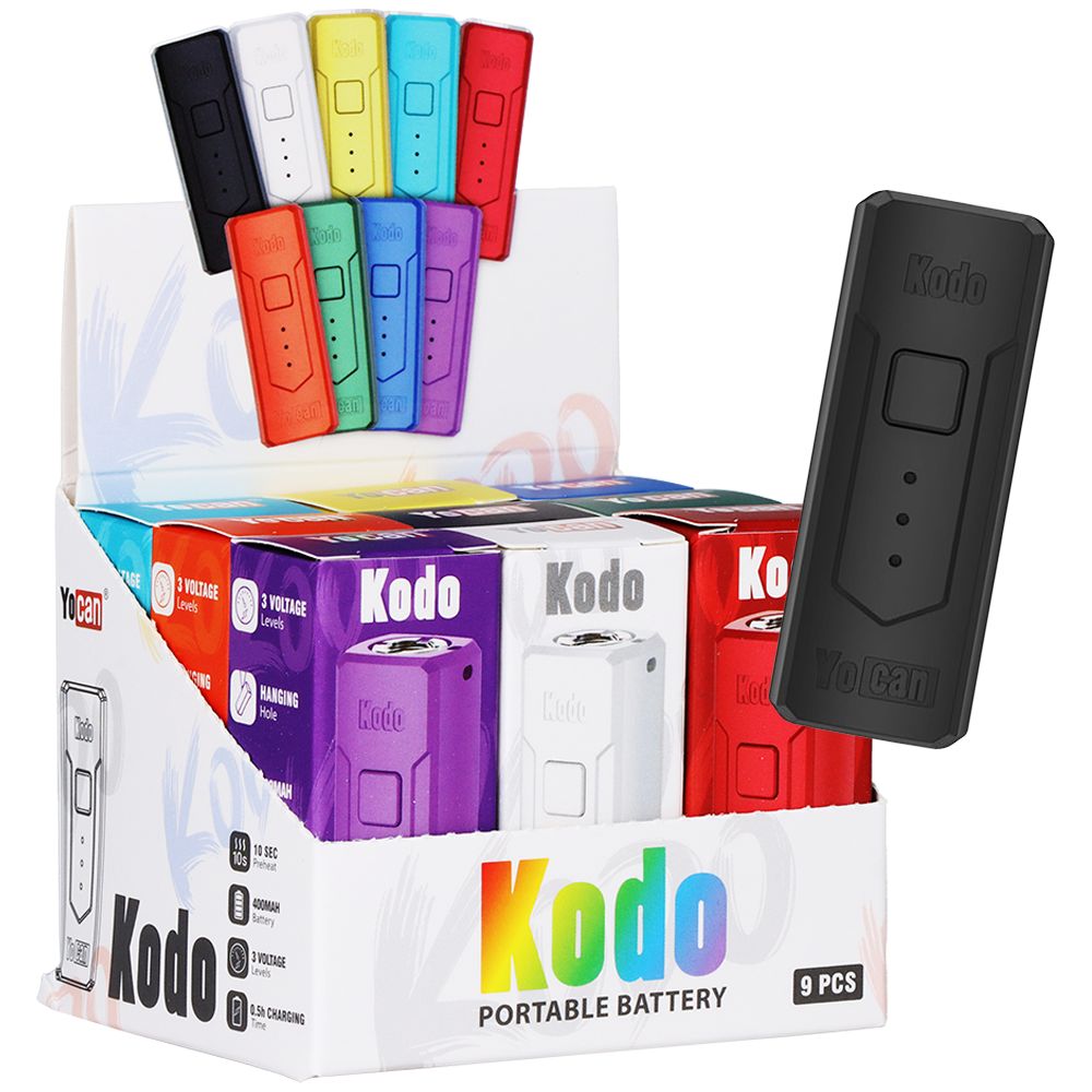 9CT DISPLAY - Yocan Kodo 510 Box Mod - 400mAh / Assorted Colors