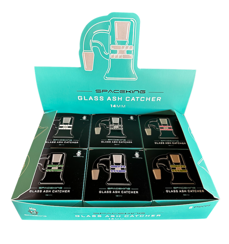 Space King Glass Ash Catcher - 6PC