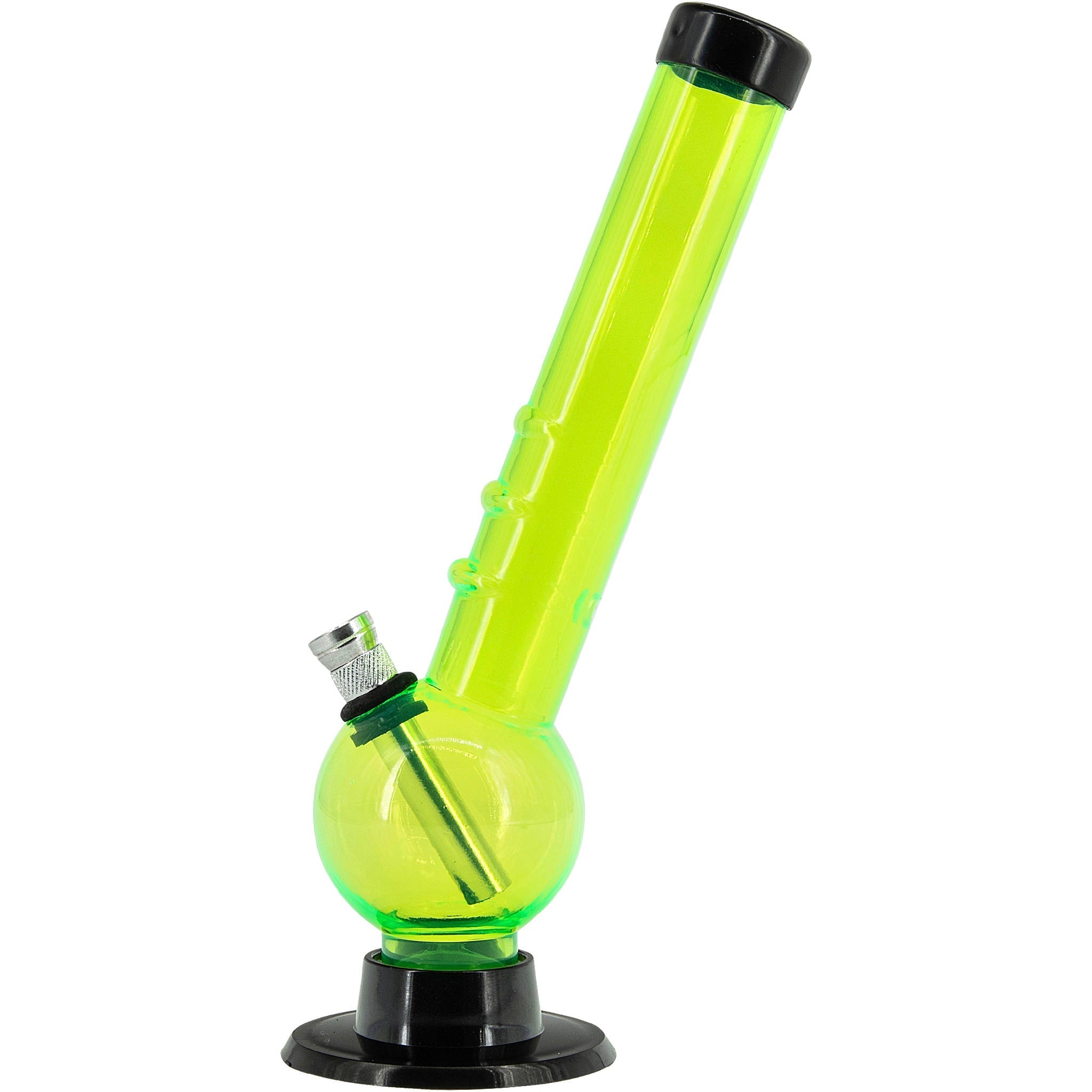 Acrylic Angled Neck Bubble Bong 8" - Multiple Colors