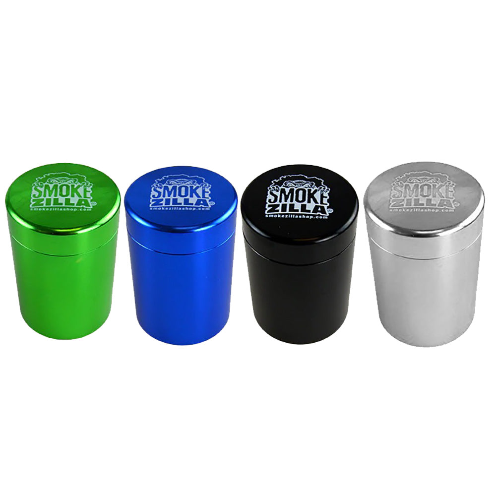 Smokezilla Smell Proof Storage Jar - 2.5"x1.7" / Asst - 4PC DISP