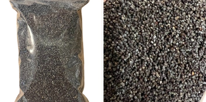 (4 Oz Sample) Ripkitty Delicious Premium Unwashed Natural Poppy Seeds for Baking, Cakes, & Food Arrangements