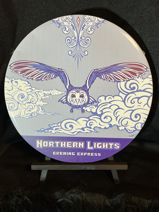 Northern Lights Strain Art 12"x12" Round Aluminum Sign