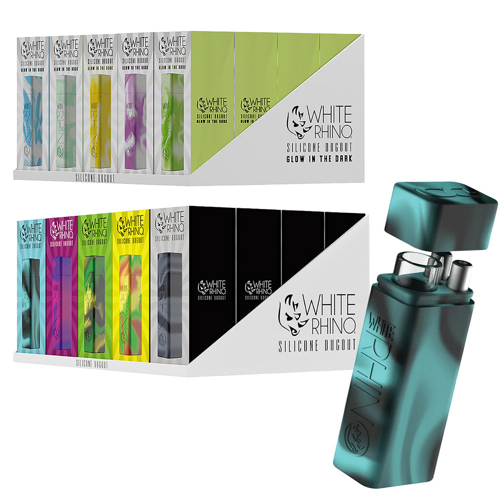 White Rhino Silicone Dugout - 3.25" - 20PC