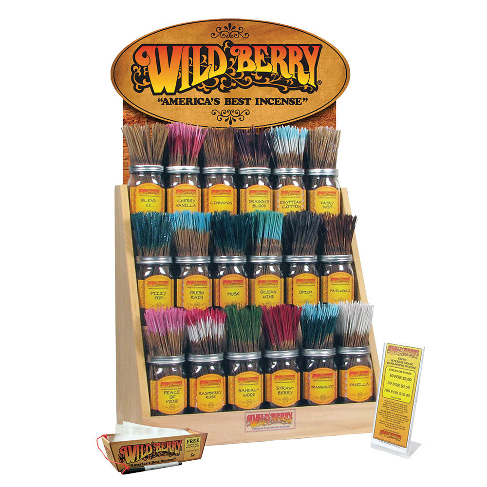 Wild Berry Incense Starter Kit -200 sticks each of 18 Scents