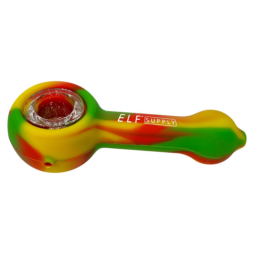 ELF Supply Silicone Spoon Pipe - 4.5" / 6ct