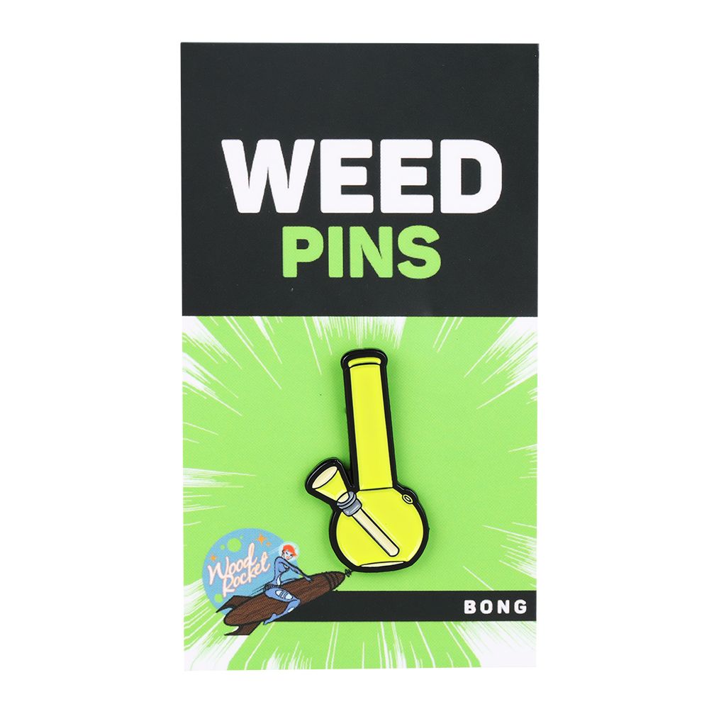 Wood Rocket Soft Enamel Lapel Pin - Bong