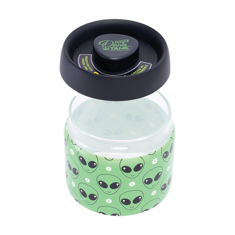 Fujima Dank Tank Vacuum Glass Jar - 4.2" / Green Alien