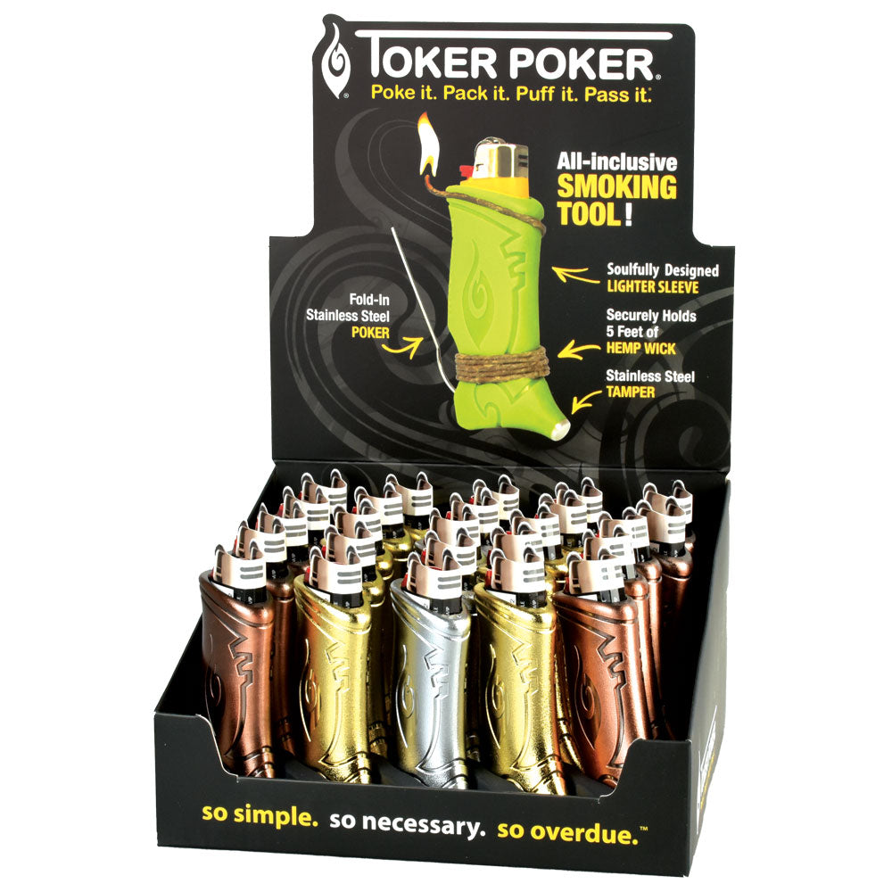 Toker Poker Lighter Sleeve - 25PC