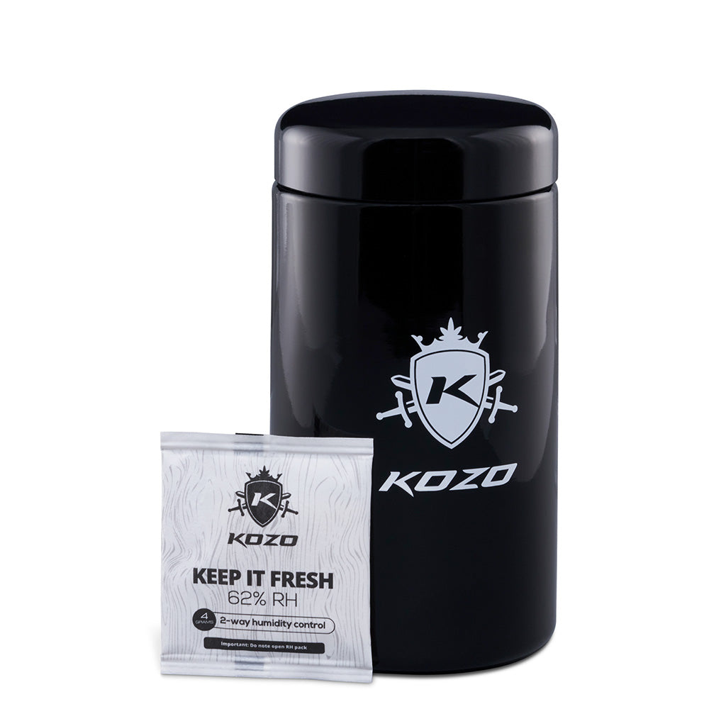 Kozo Grinders Glass Jars