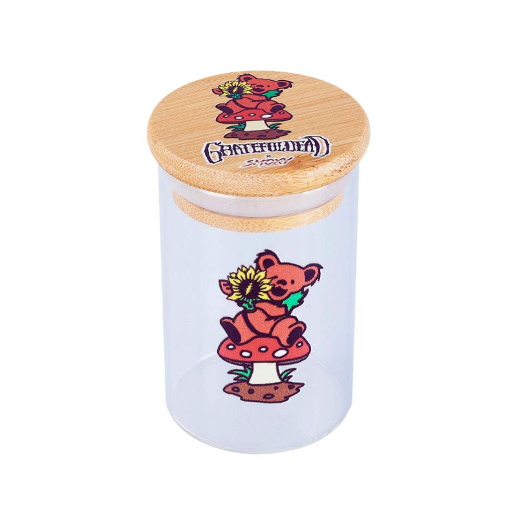 GRATEFUL DEAD GLASS STASH JAR