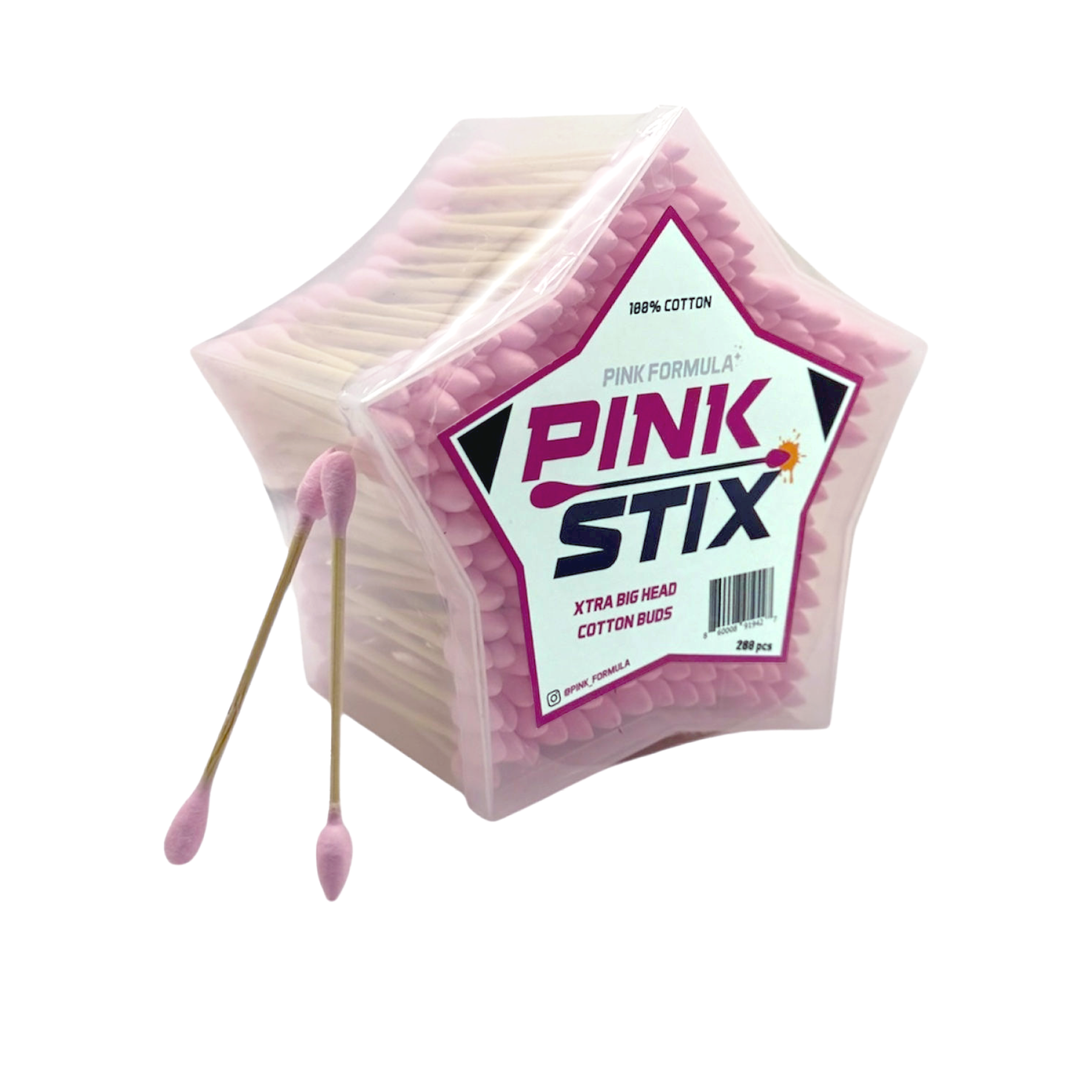 Pink Stix - XL Cotton Heads: Single Pack