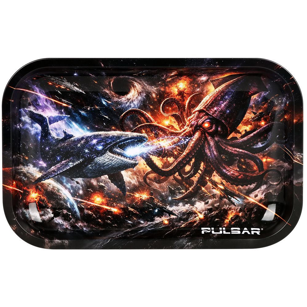 Pulsar Metal Rolling Tray - Ocean of Time and Space / 11"x7"