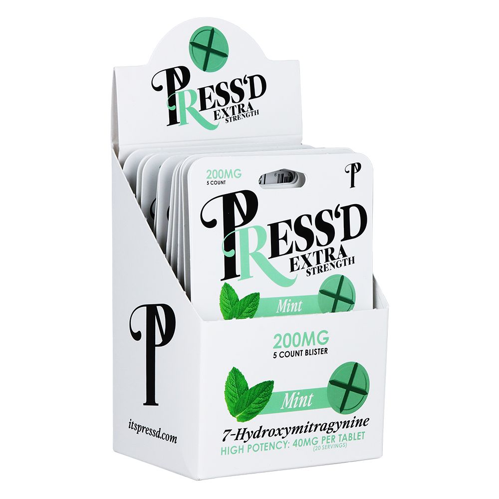 Press'd Extra Strength 7-Hydroxymitragynine Tablets | 200mg