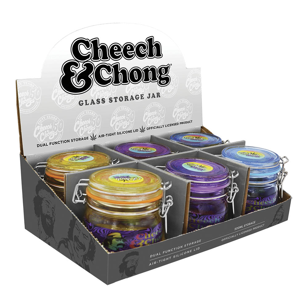 Cheech & Chong Dank Tank Airtight Glass Jar - 150mL/ 6pcs
