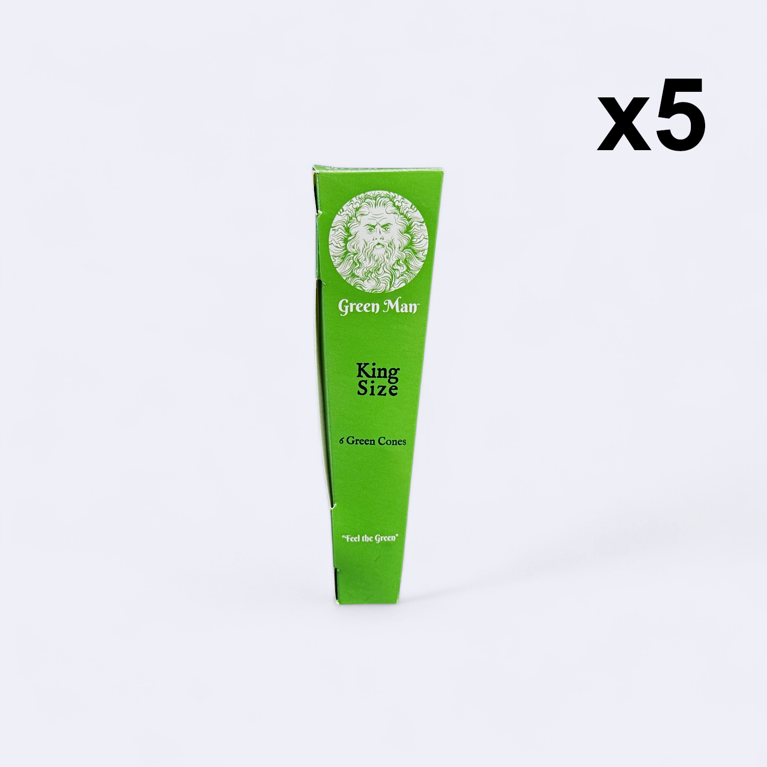 Green Man Green Rice Paper Cones