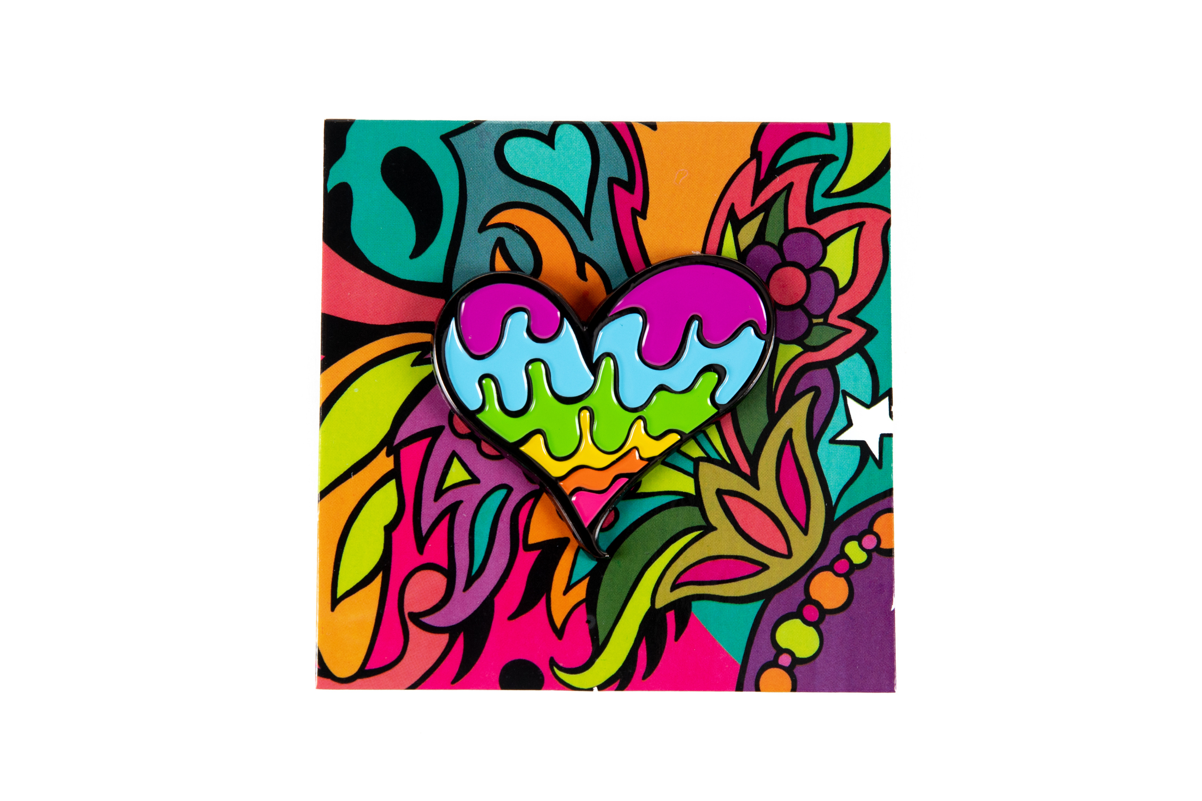Ellie Paisley Heart Pin | Exclusive Pin | Collab Pin