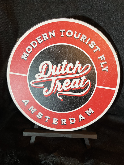 Dutch Treat Strain Art 12" x 12" Printed Round Aluminum Sign