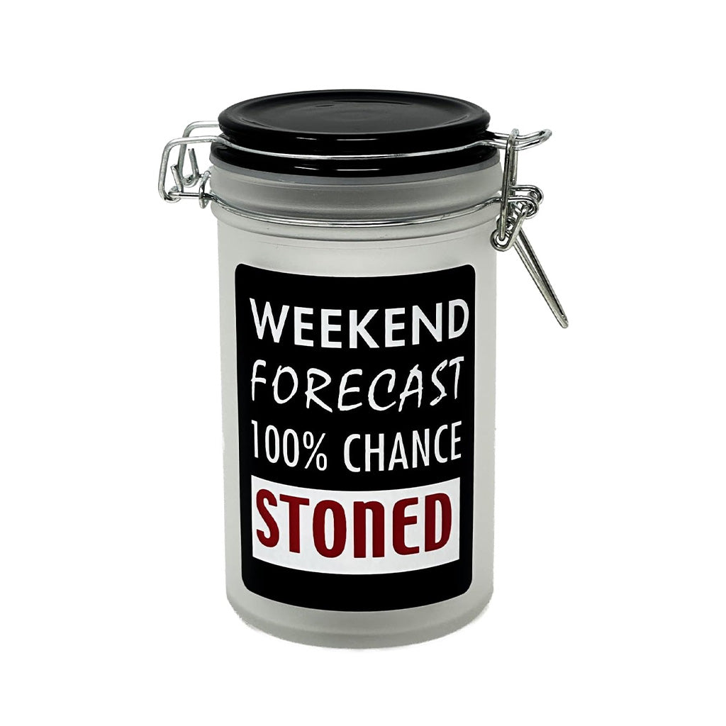 WEEKEND FORECAST STORAGE JAR