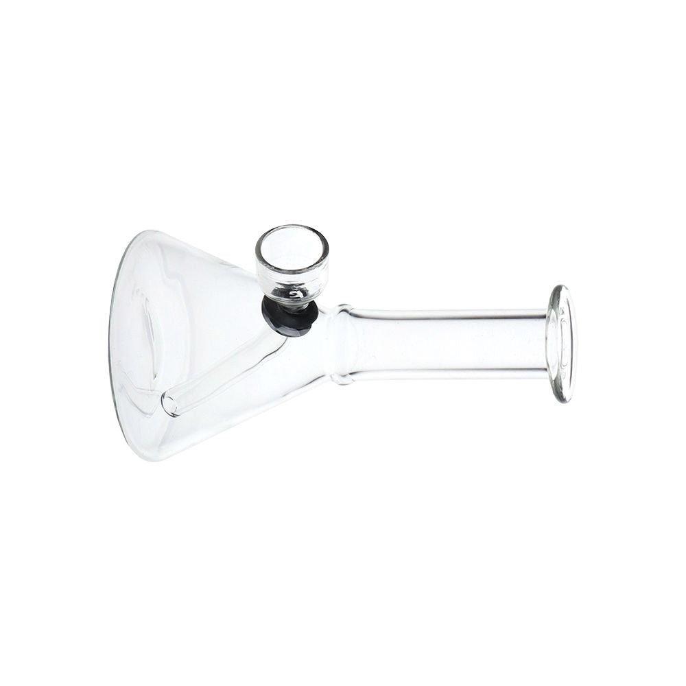 Mini, But Mighty Beaker Glass Water Pipe - 4.75" / Clear