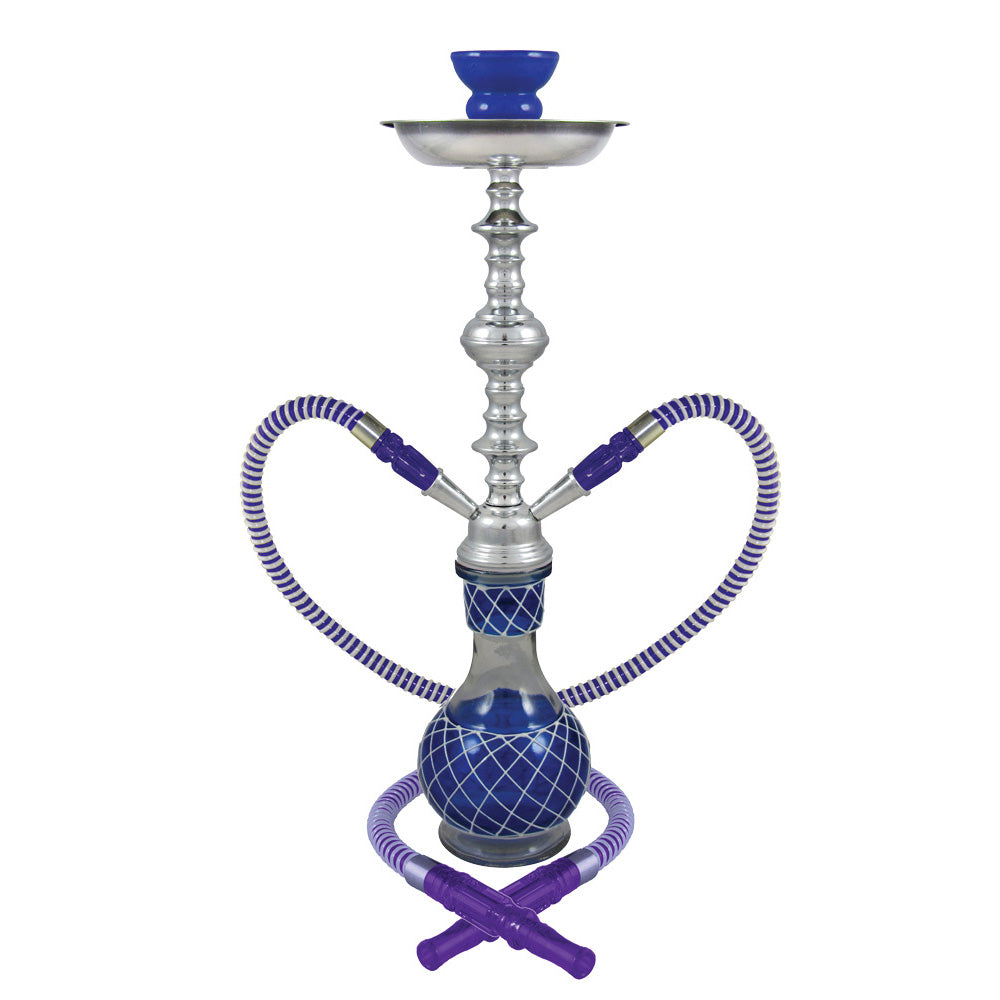 Nicolette 2-Hose Premium Hookah 19"