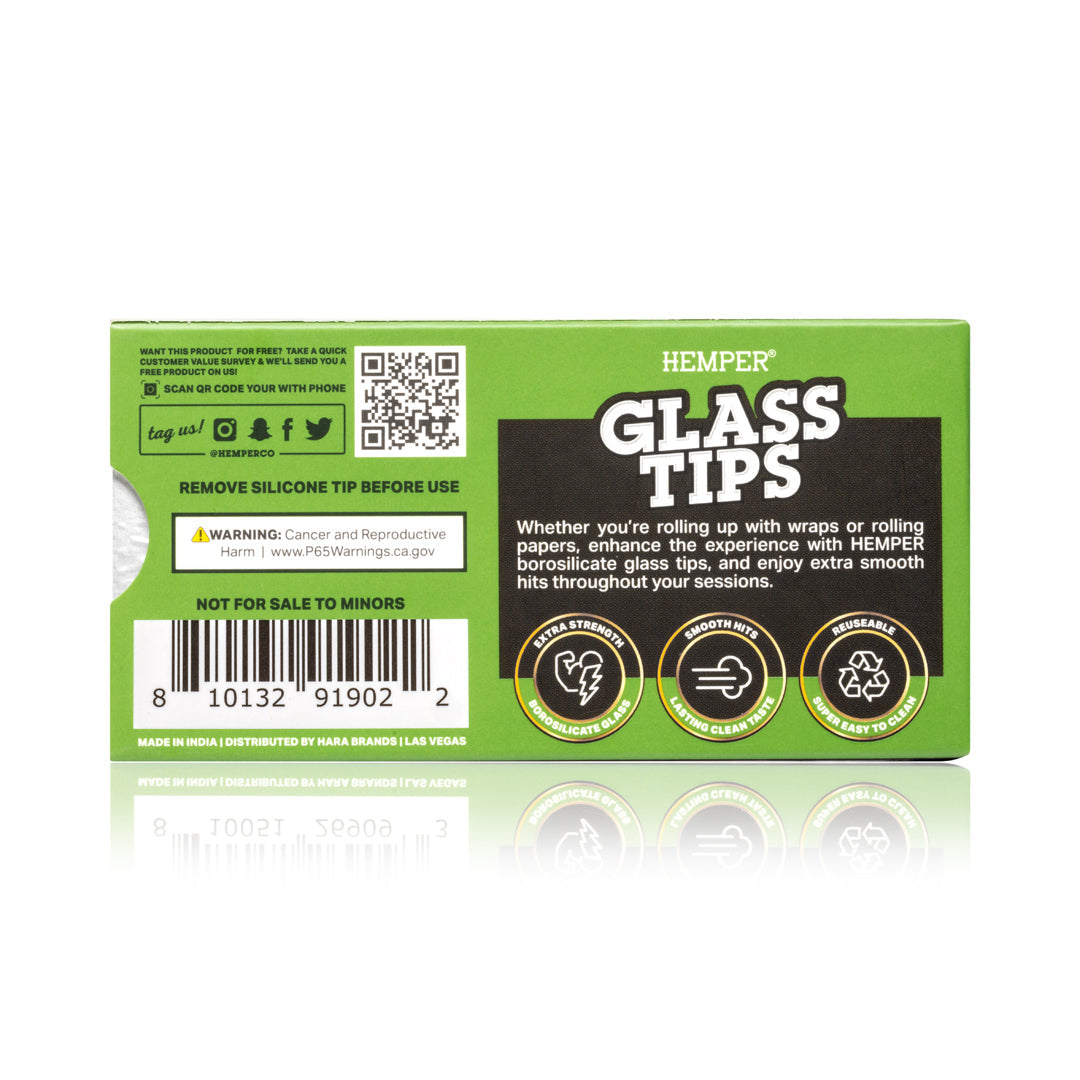 Glass Filter Tips 9mm | 5 Pack