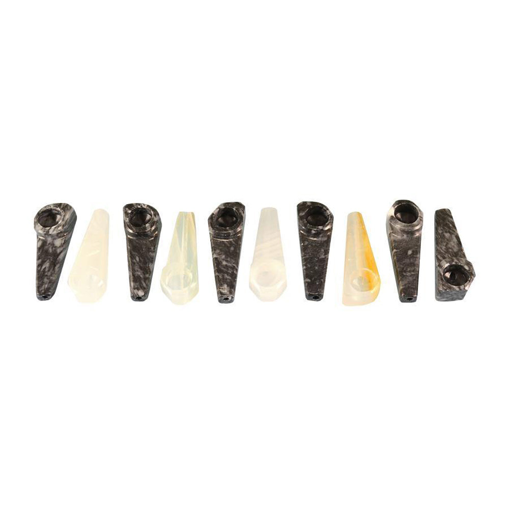 Onyx Tobacco Pipe - 2.5" / Colors Vary