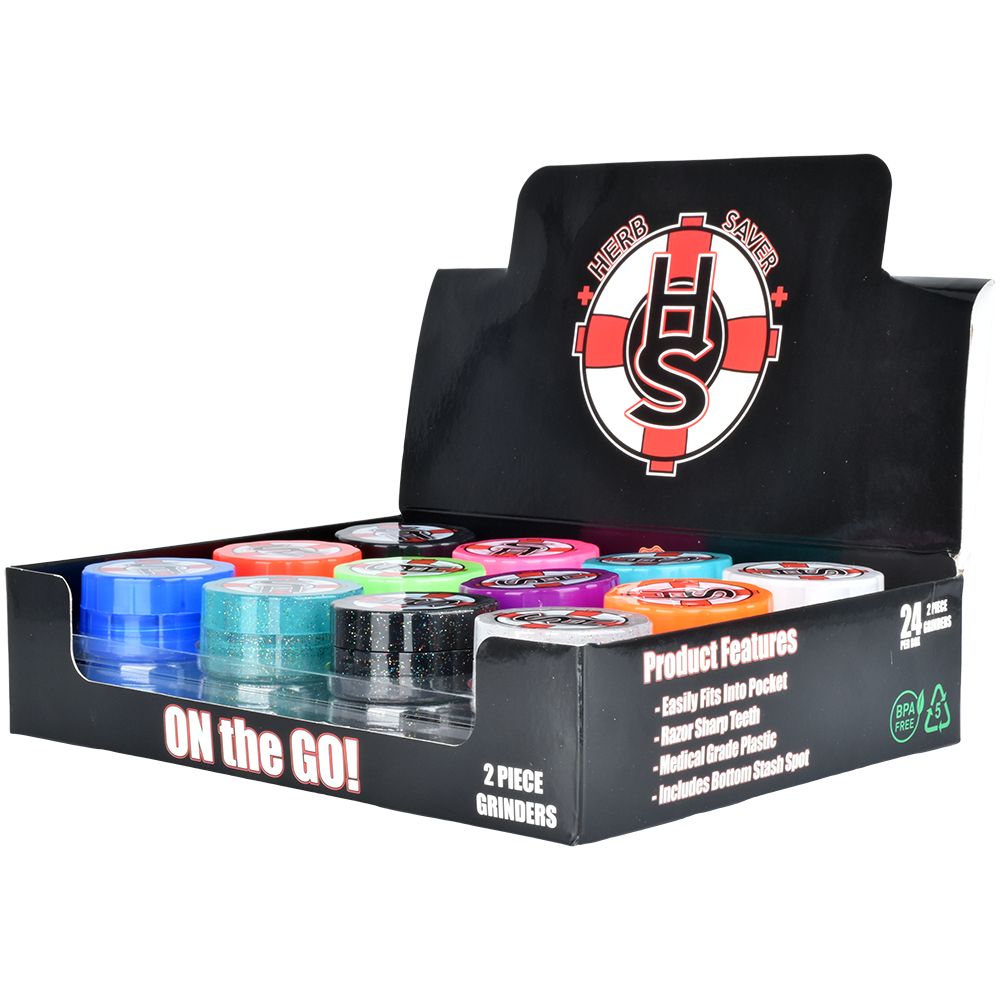 HerbSaver Grinder - 2.5" / 2pc / 24ct