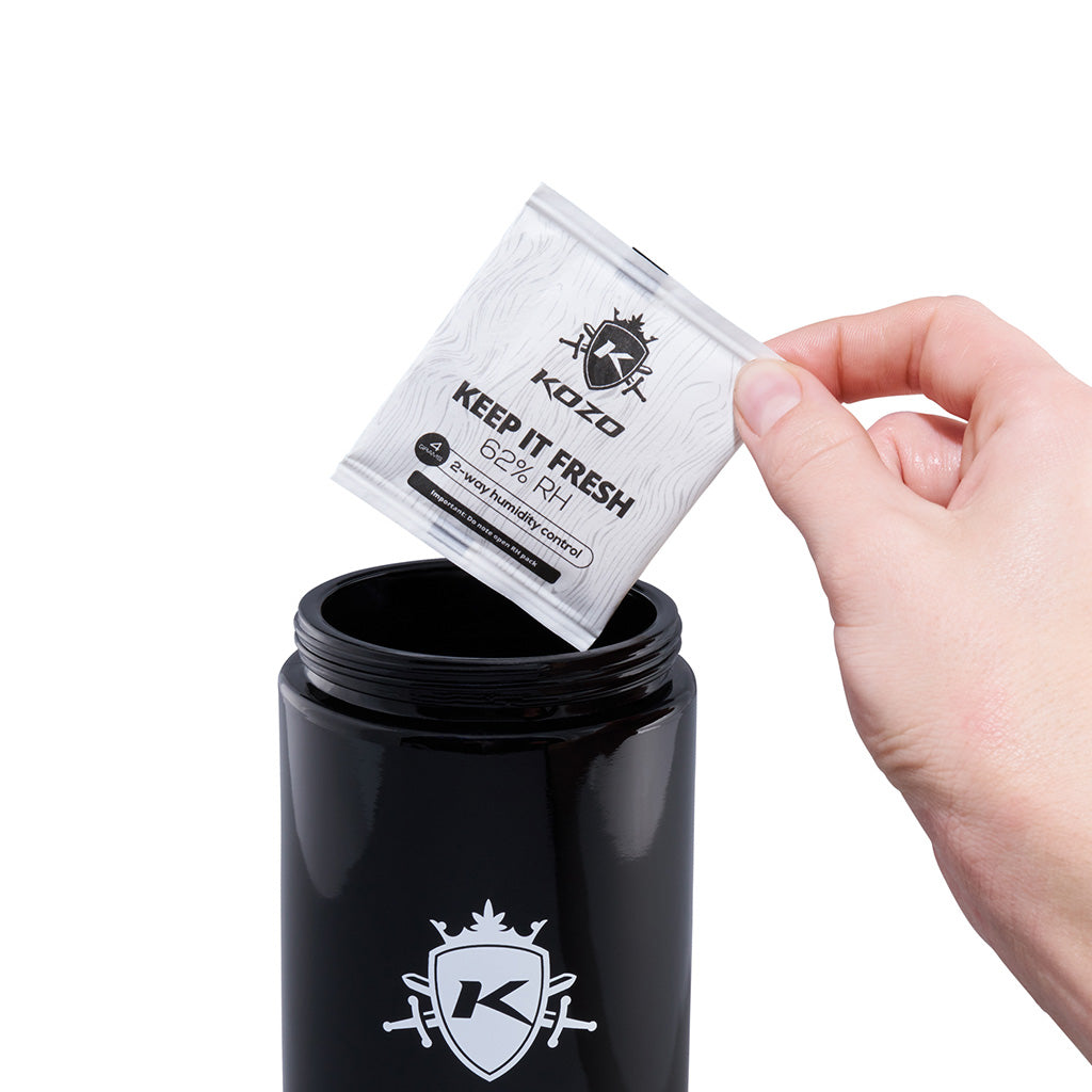 Kozo Grinders ­Glass Jars