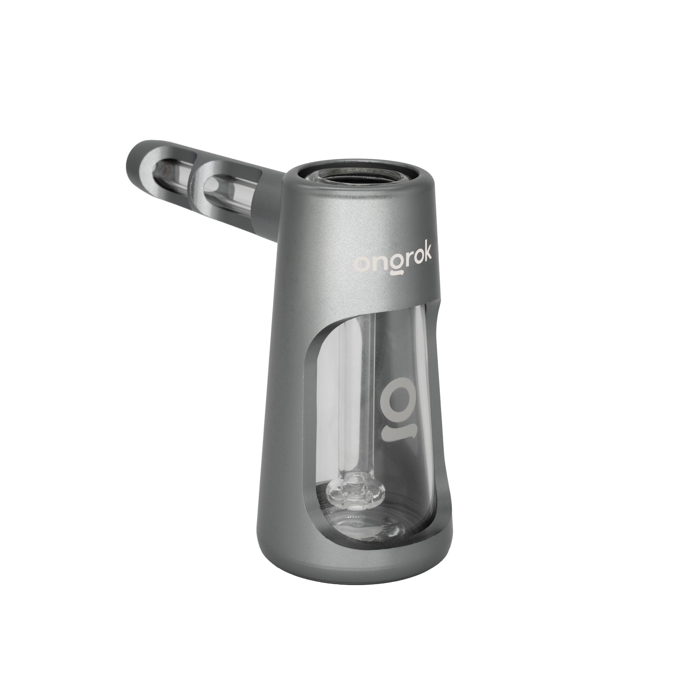 ONGROK Portable Glass Aluminum Bubbler Pipe