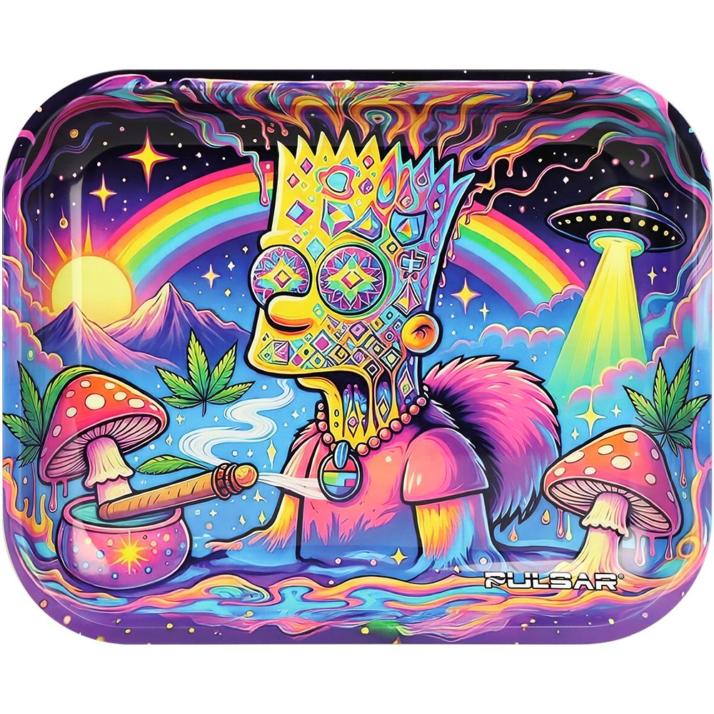 Pulsar Metal Rolling Tray - Bent Bartholomew / 13"x 11"