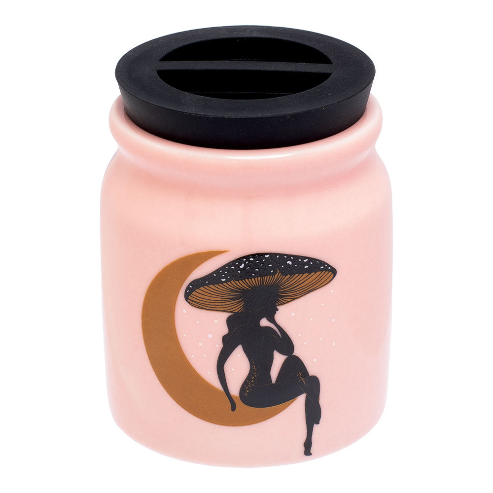 Fujima Cute'n'Punny Ceramic Stash Jar - 3fl oz / 12pcs