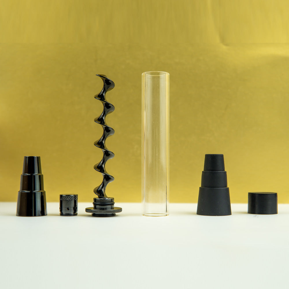 Glass Blunt Hand Pipe - Multiple Colors 5"