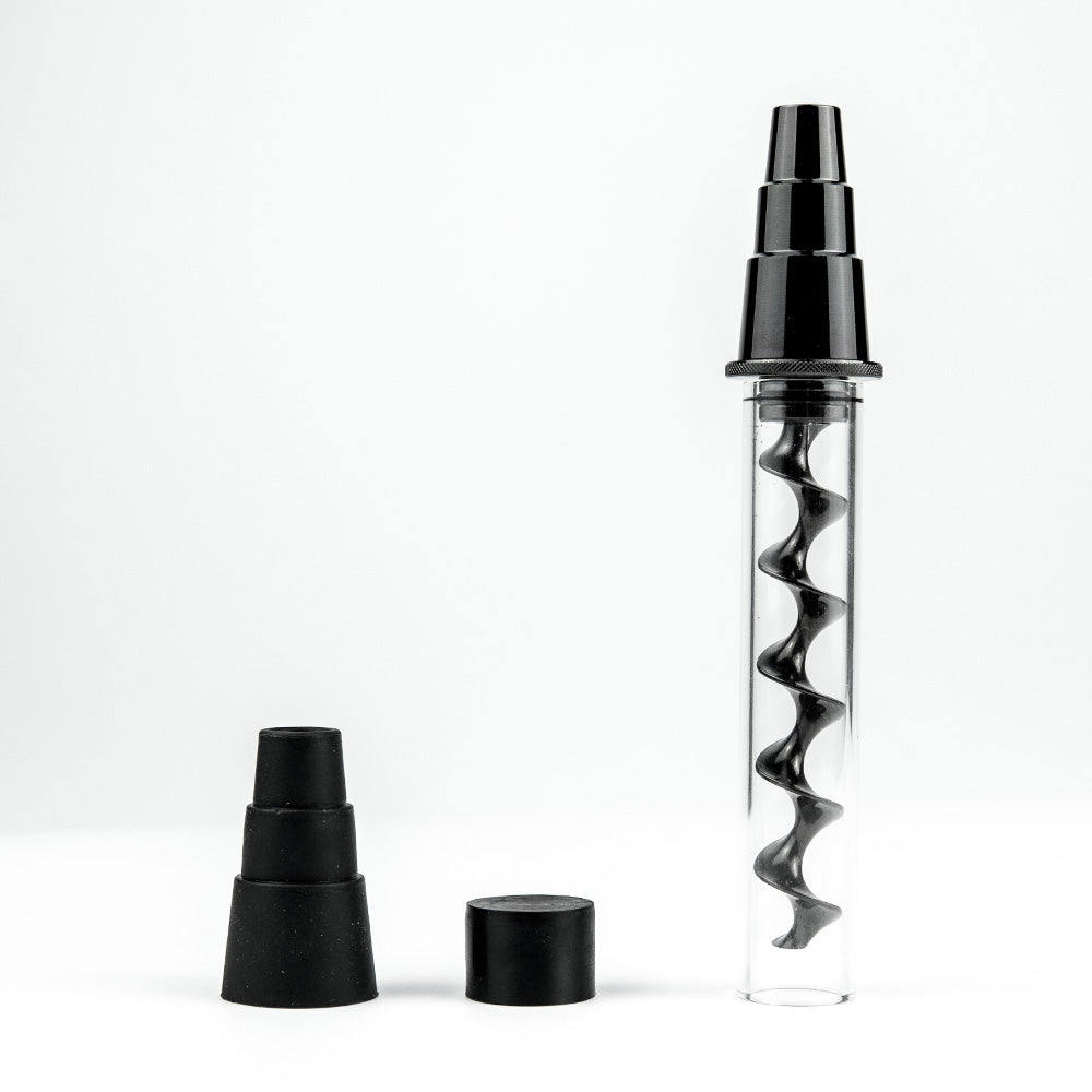 Glass Blunt Hand Pipe - Multiple Colors 5"