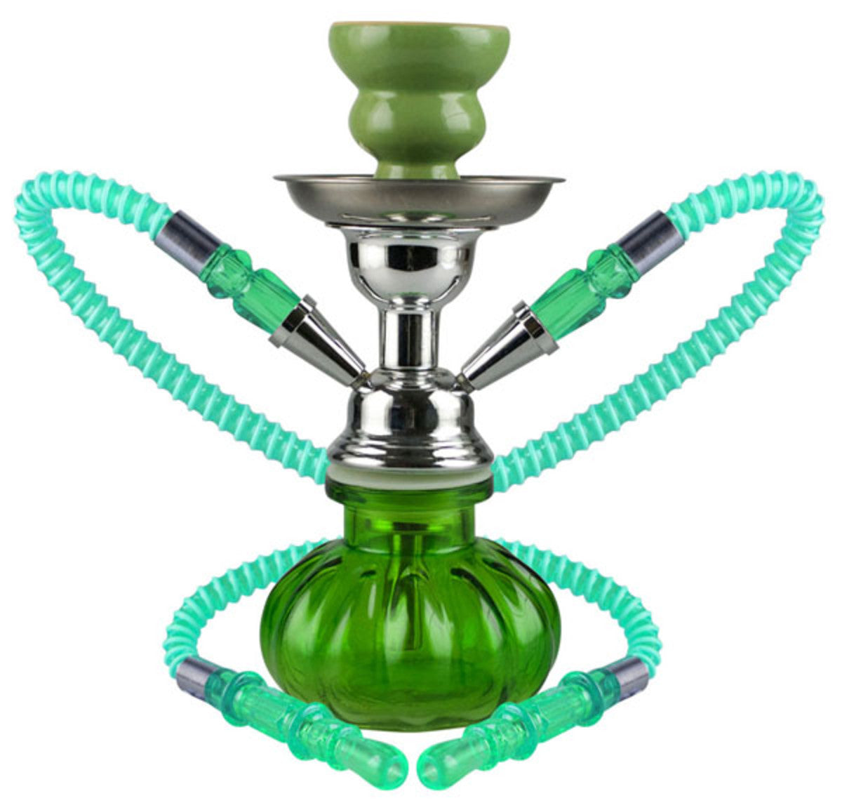 Pumpkin 2-Hose Premium Hookah 10"
