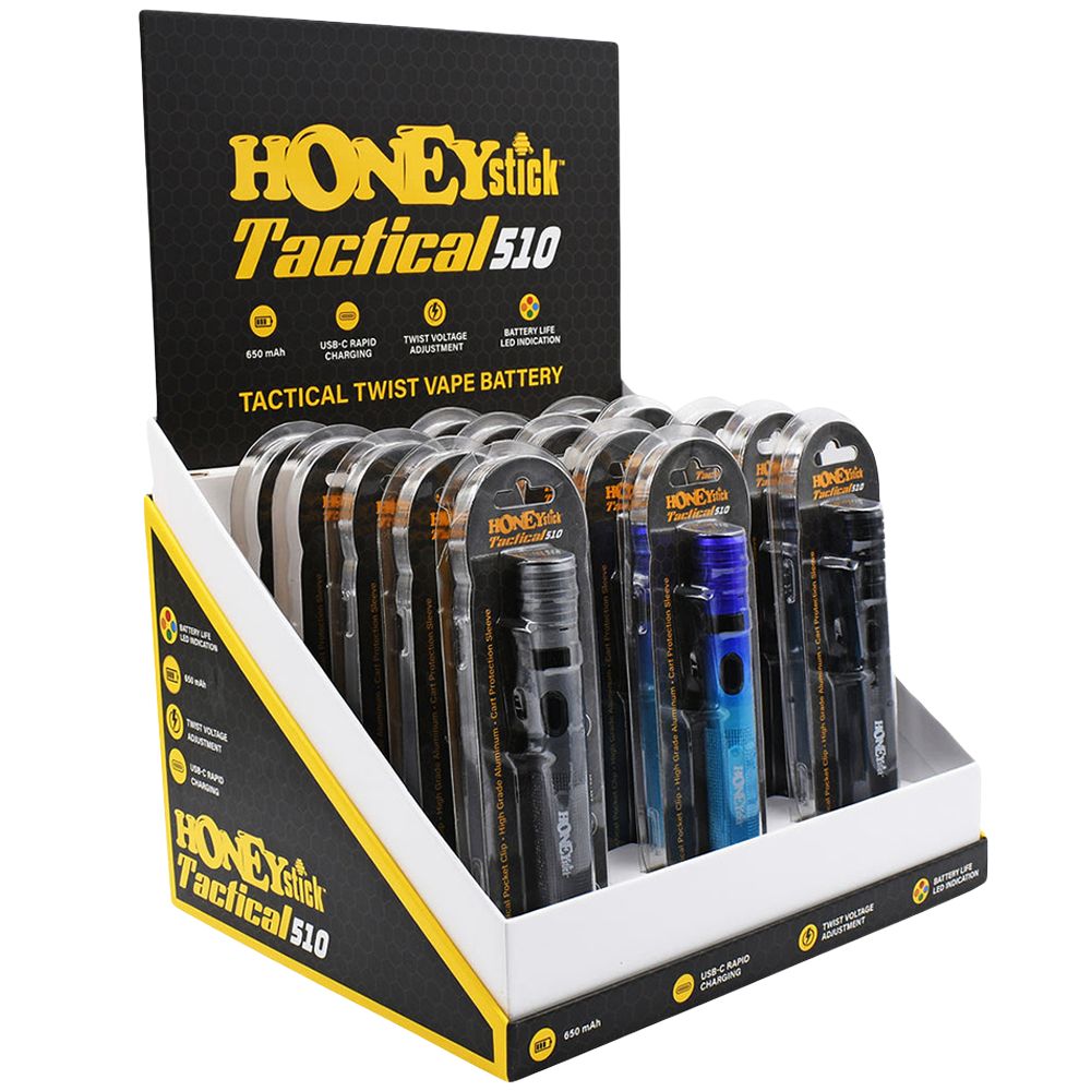 HoneyStick Tactical Twist Battery - 650mAh / 12ct